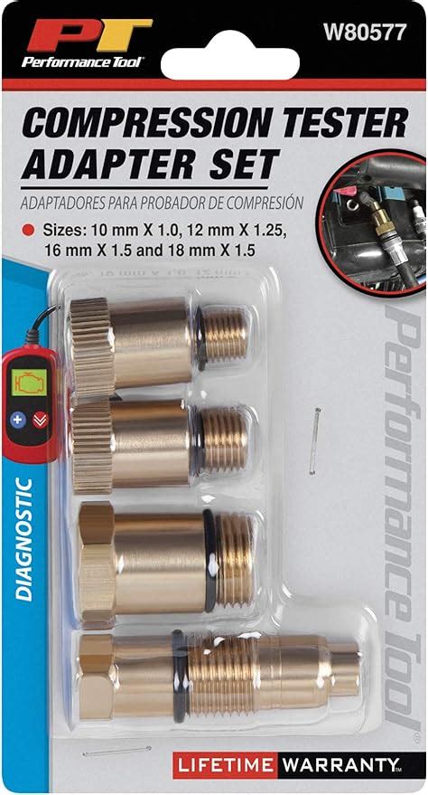 10mm spark plug compression tester|12x1.25 compression tester adapter.